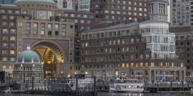 View of the Boston Harbor Hotel
