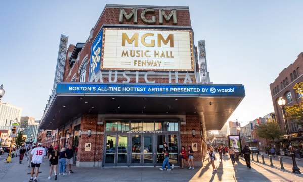 Exterior of MGM Music Hall at Fenway