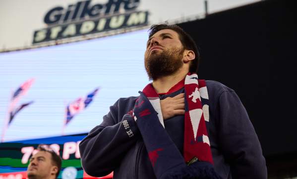 New England Revs Fan at Gillette Stadium