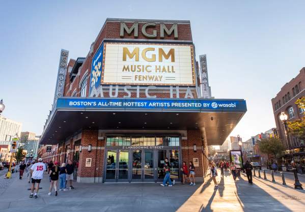 Exterior of MGM Music Hall at Fenway