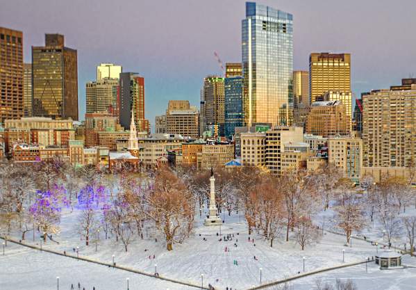 Boston Common Winter