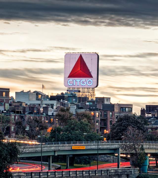 Citgo sign at dusk