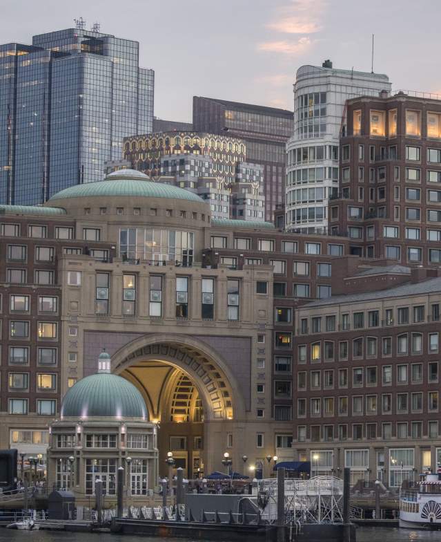 View of the Boston Harbor Hotel