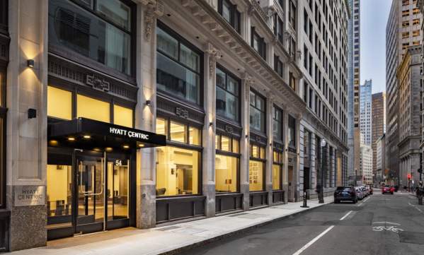 Hyatt Centric Faneuil Hall Boston entrance