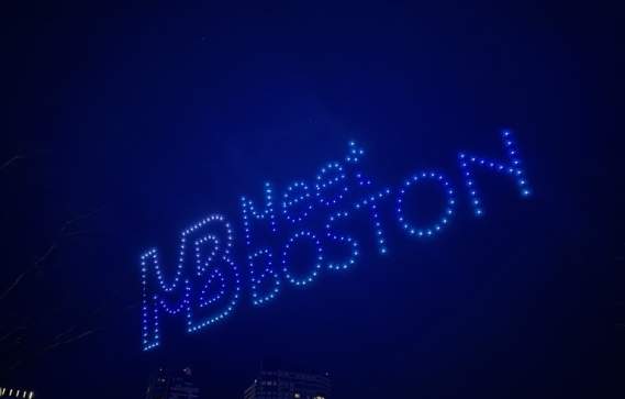 Meet Boston Holiday drone show from Boston Common