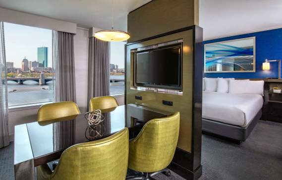 Room with a skyline view at The Royal Sonesta Boston