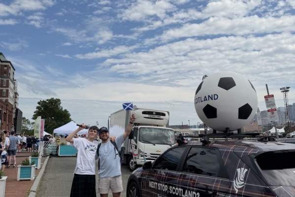 Scotland visitors in Boston for FIFA World Cup