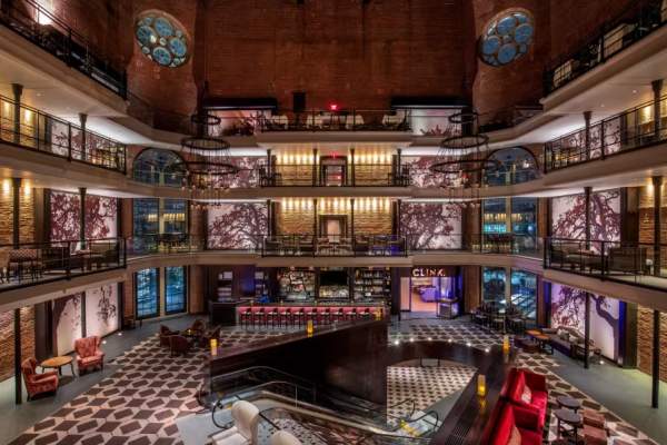 Lobby at Liberty Hotel