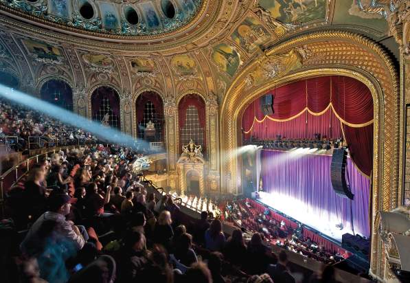 Audience At The Wang Center In Boston, MA