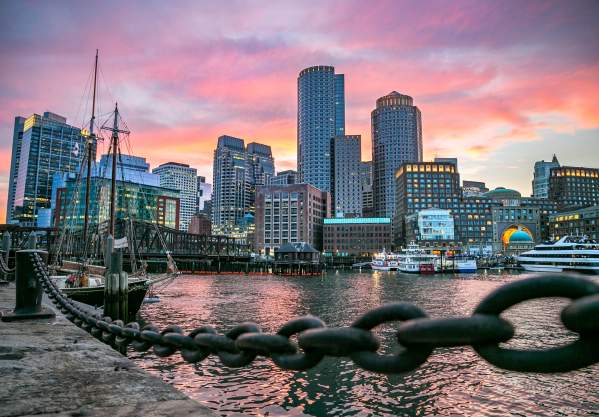 Boston Skyline from Fan Pier