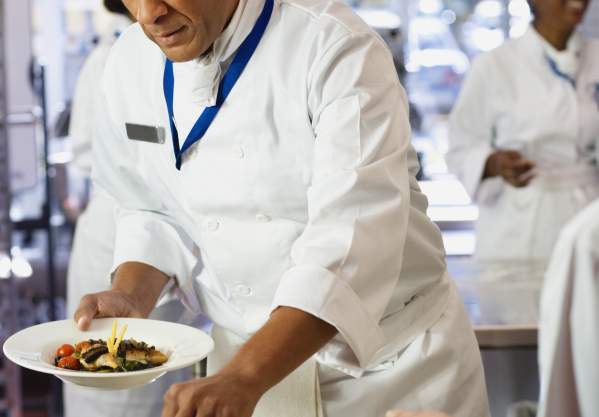 Dining - chef plating