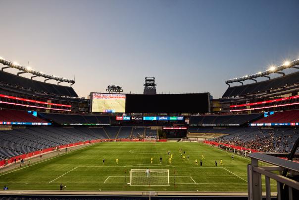 New England Revs playing at Gillette Stadium