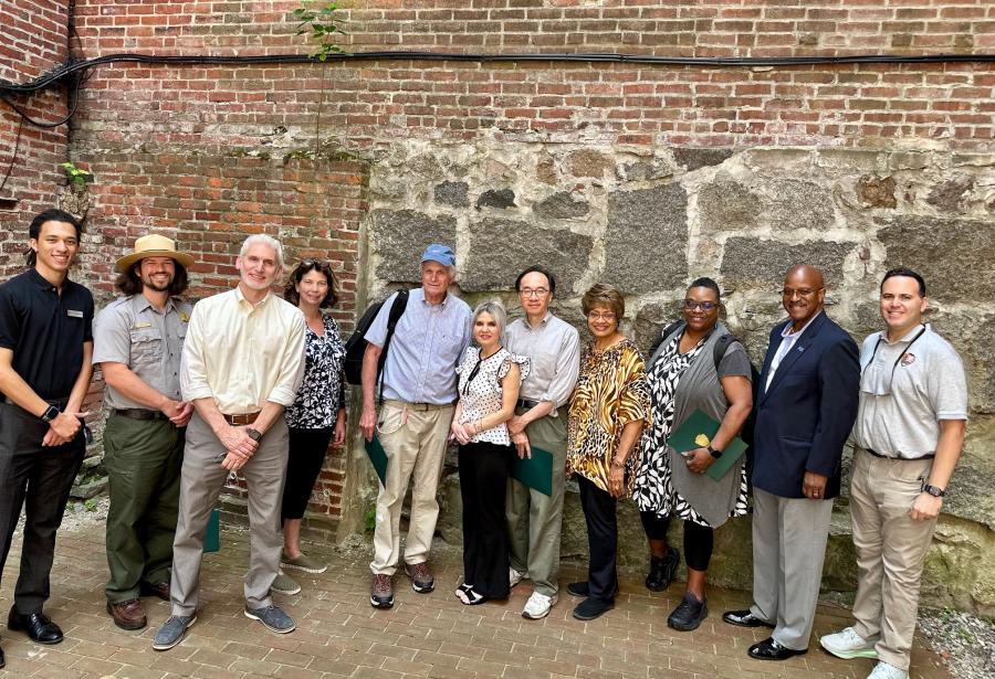 Multicultural Committee ay the Museum of African American History