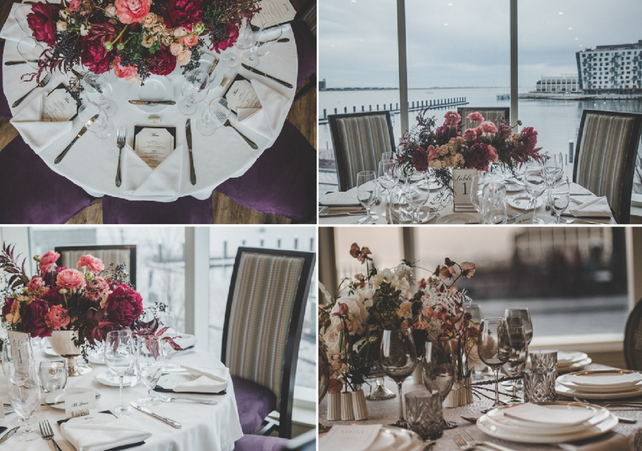 Davio's Seaport table settings