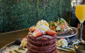 Red Velvet Pancakes