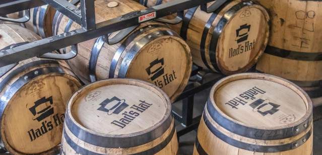 Dad’s Hat Whiskey Barrels