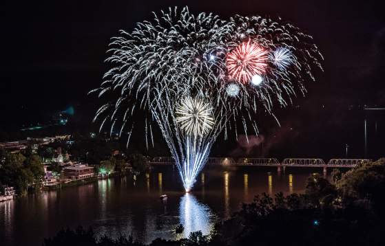 Fireworks over New Hope
