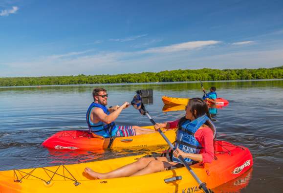 Kayaking at Lake Nockamixon