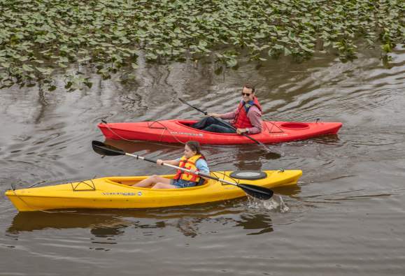 Kayaking at Silver Lake Nature Center