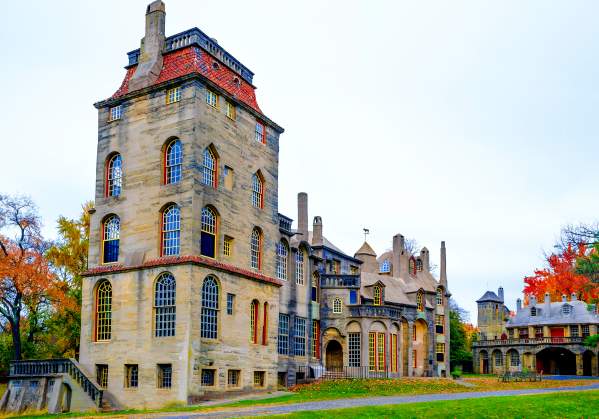 There are so many rooms to explore during a tour of Fonthill Castle in Doylestown.