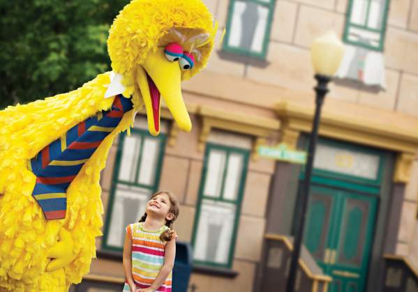 Big Bird at Sesame Place