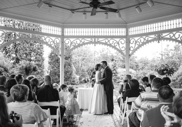 Gazebo wedding at Peddler's Village