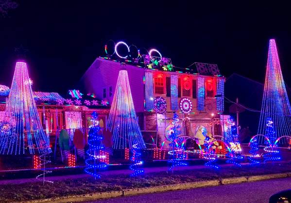 Bucks County Residential Holiday Lights Driving Tour