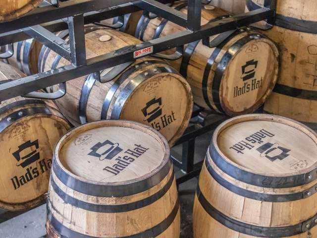 Dad’s Hat Whiskey Barrels