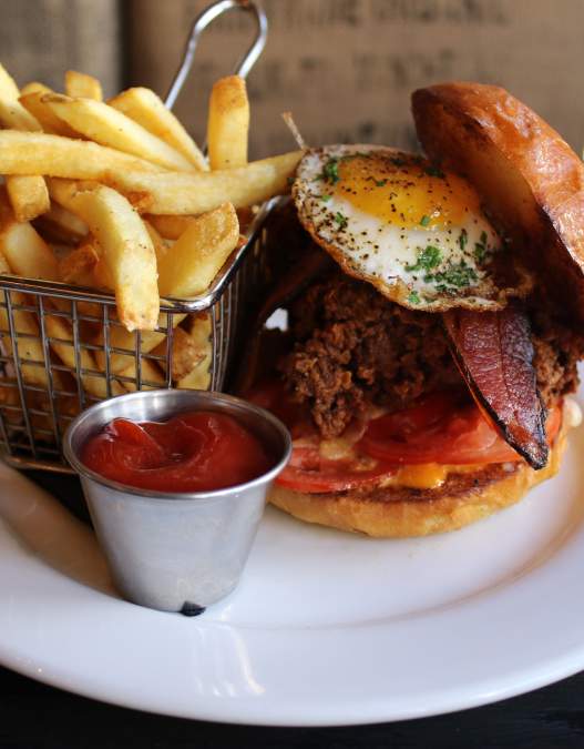 Burger at The Hattery in Doylestown