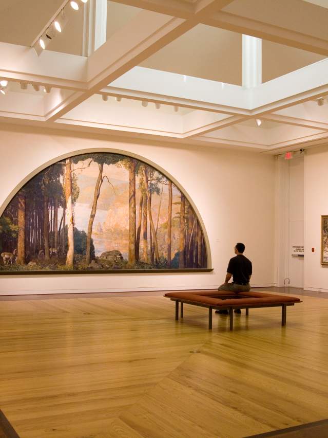 Works of art from local and regional artists are on permanent display in the Putman Gallery at the James A. Michener Art Museum in Doylestown.