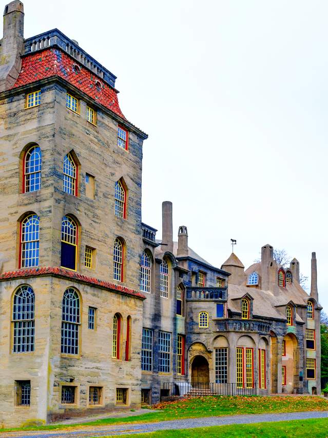 There are so many rooms to explore during a tour of Fonthill Castle in Doylestown.