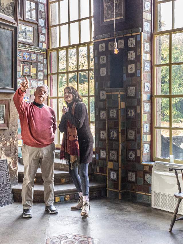 People Enjoying The Fonthill Castle Tour
