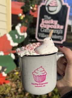 Lucky Cupcake- hot chocolate blog