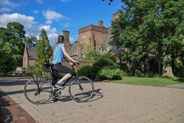 Brooke on Bike