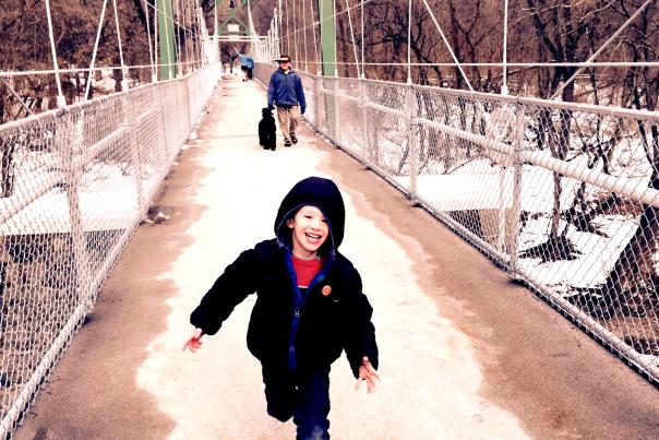 Suspension Bridge in Lumberville