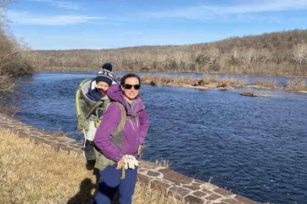 Hiking with toddlers - lumberville
