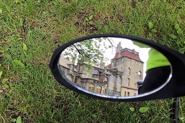 Biking at Fonthill Castle