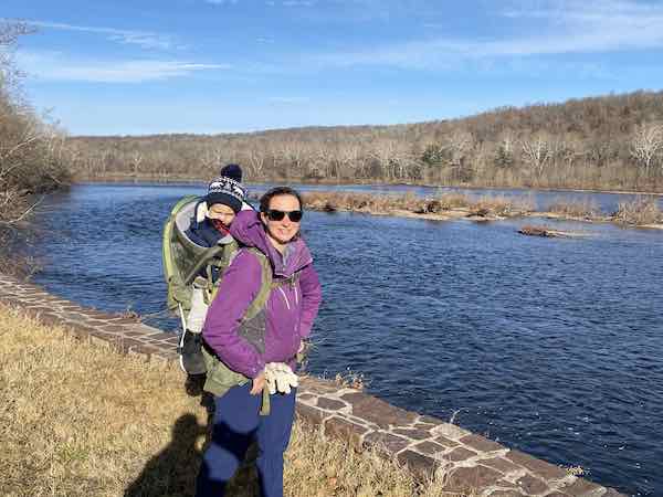 Hiking with toddlers - lumberville