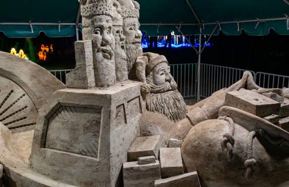 Holiday Sand Sculpture