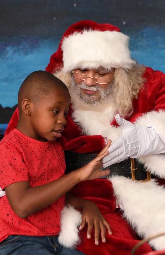 Inclusive Santa visits organized and funded by the Charleston County Parks Foundation.