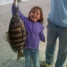 Elizabeth Aulner & 9lb Sheepshead