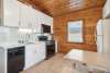 Kitchen in a cottage at James Island County Park