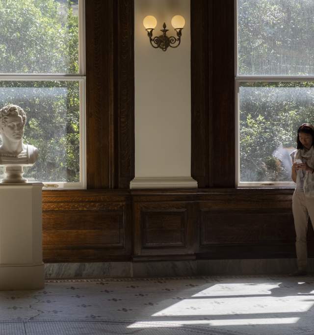Gibbs Museum Visitor