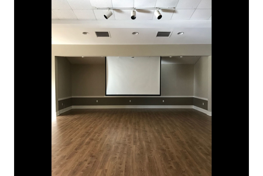 Cypress hall projector screen