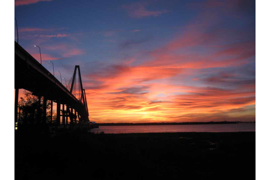 August Sunset at the Mount Pleasant Pier