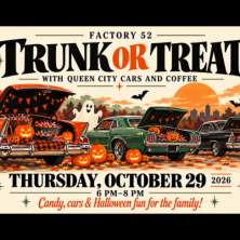 Trunk-or-Treat at Factory 52 with Queen City Cars & Coffee