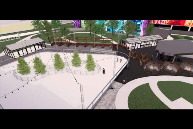 Elm Street Plaza Grand Opening