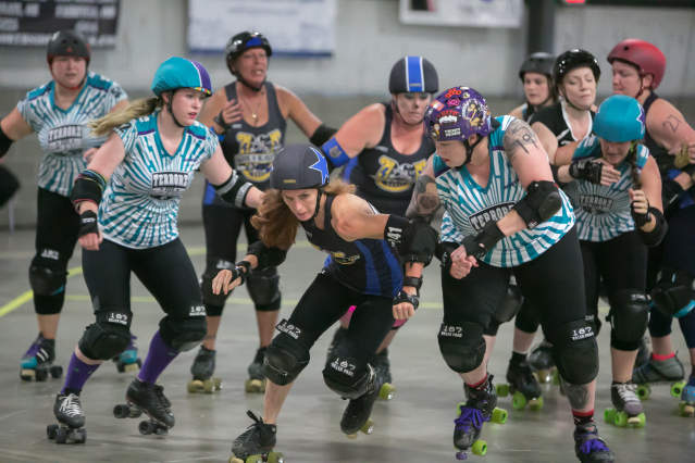 Black-N-Bluegrass Roller Derby vs East Coast Impact