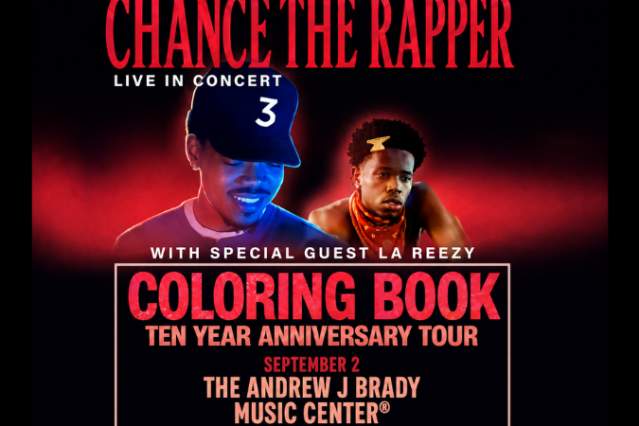 Chance The Rapper: Coloring Book 10 Year Anniversary Tour