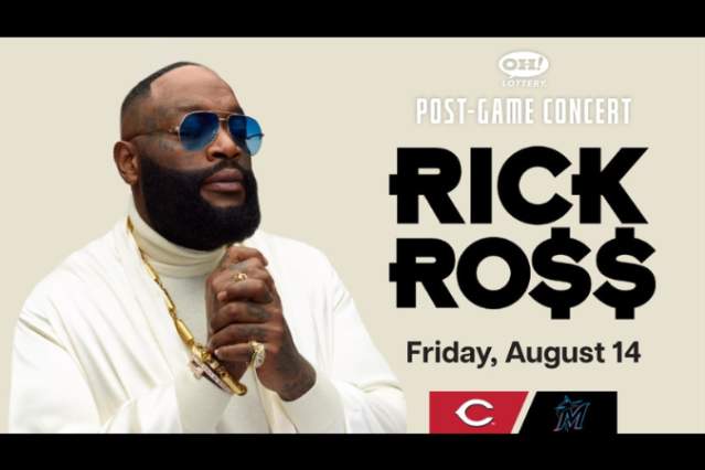 Cincinnati Reds vs. Miami Marlins/Rick Ross Post-Game Concert